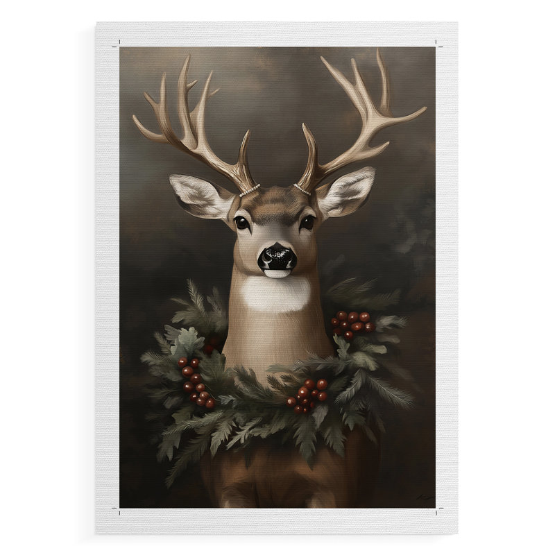 Art des Fêtes de Noël - série 2-CCxx - impression sur toile seulement - non encadrée, H 12 po x l 8 po