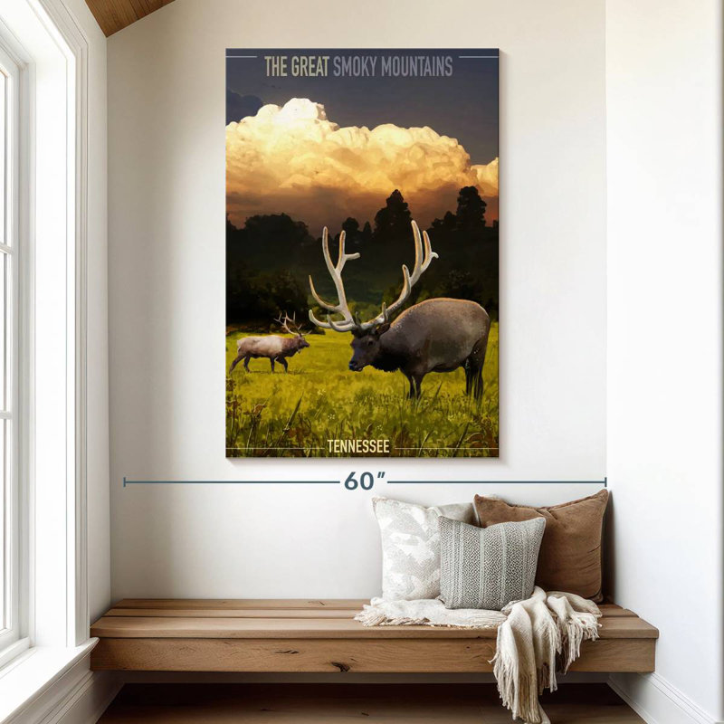 Brampt Smokey Mountains Tennessee, 51" H x 34" W