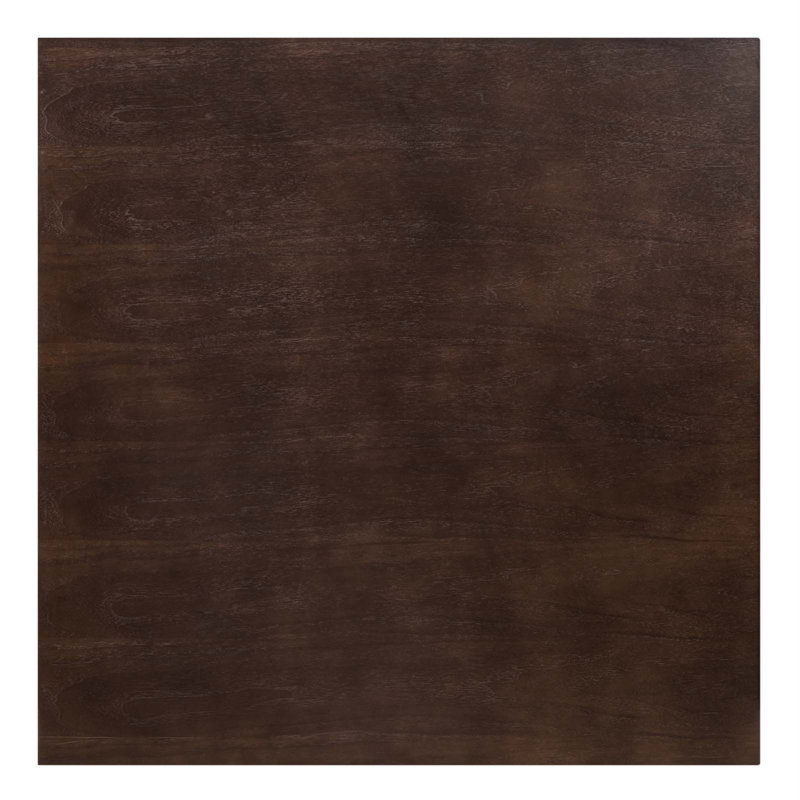 Table de salle à manger Zinque, l 39,5 po x L 39,5 po, Noyer cerise