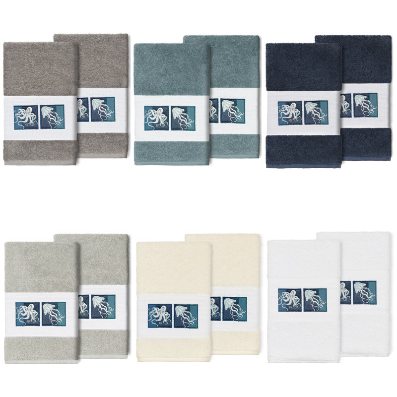 AVA Turkish Cotton Hand Towel, Teal