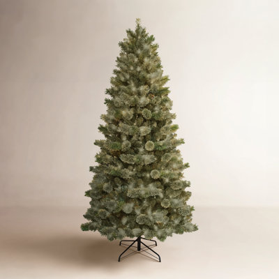Slim 7.5' Pre-Lit Pine Slim Christmas Tree