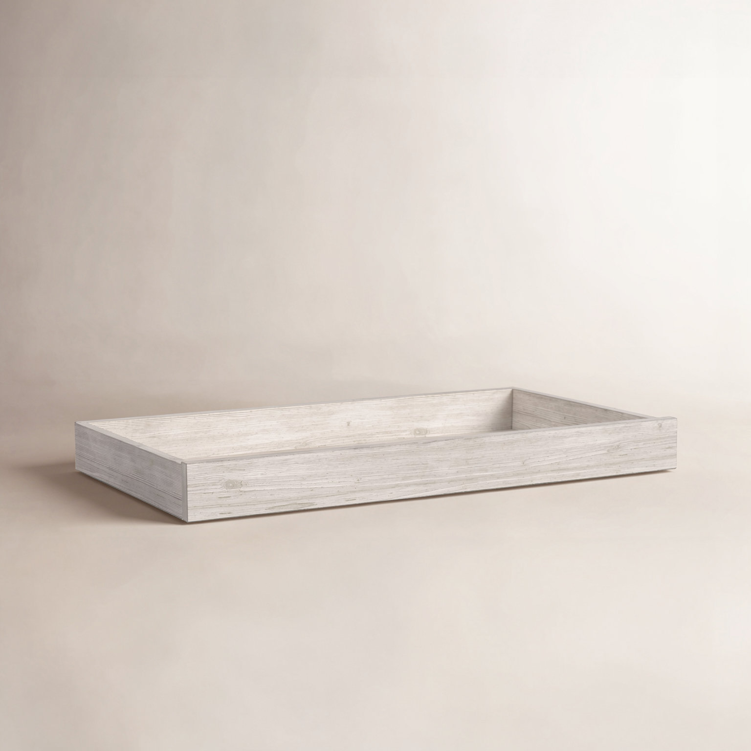 Carlson Solid Wood Changing Topper, Washed Linen
