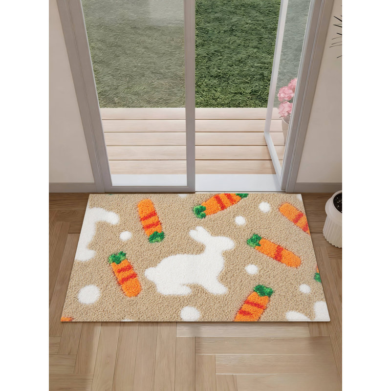 Mignon tapis de bain antidérapant 24 x 36 pour salle de bain et chambre d'enfant