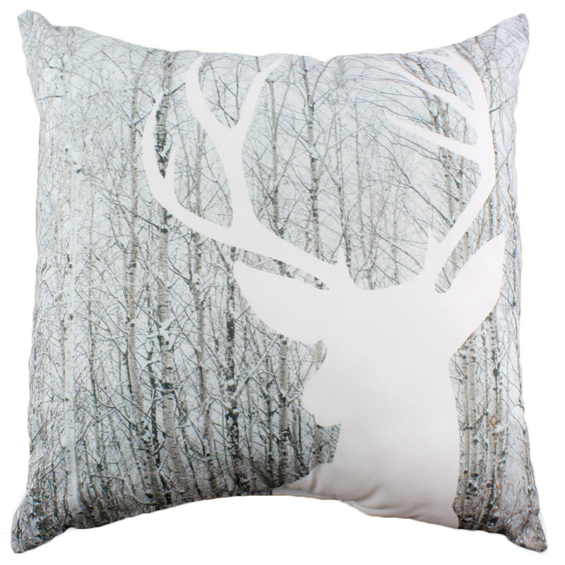 Seasonal Reversible Throw Pillow