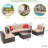 Arlynne Wicker 5 - Person Modular Patio Conversation Sets with Cushions-772277963