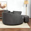 Fauteuil demi-tonneau avec repose-pieds-1165393979