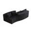 Canapé modulaire courbé avec quatre coussins Boneless-645028317