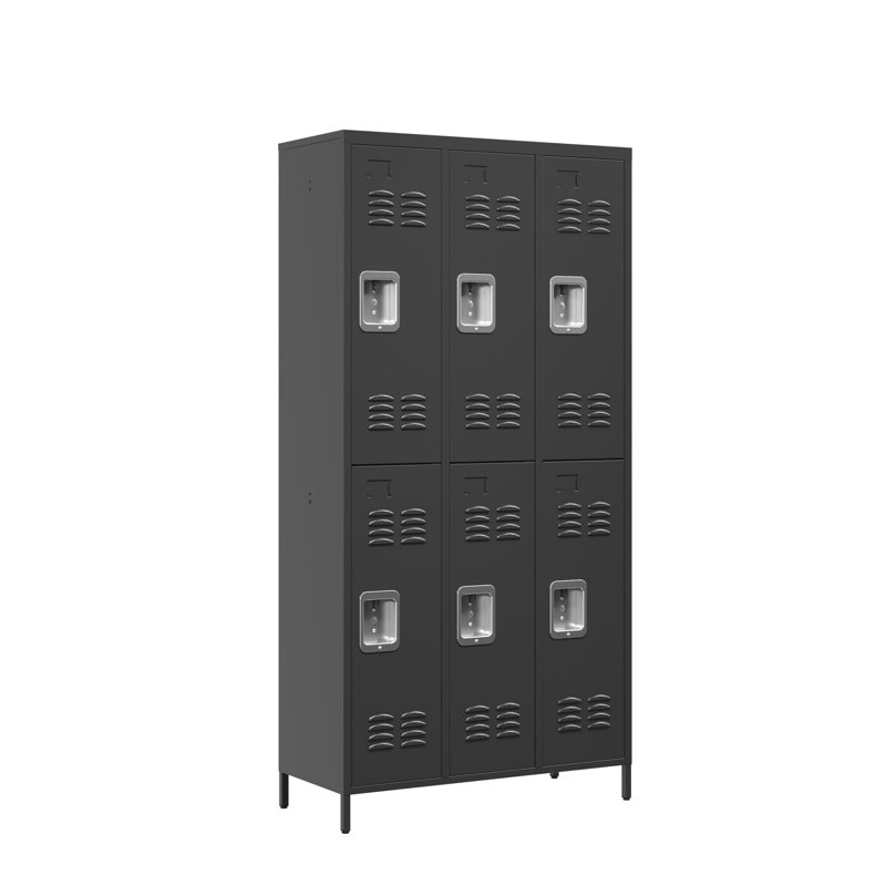 6-door 72-inch High Metal Locker