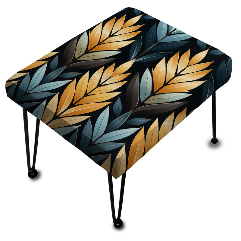 Tribal Essence Motif à chevrons - Repose-pieds rectangulaire à chevrons