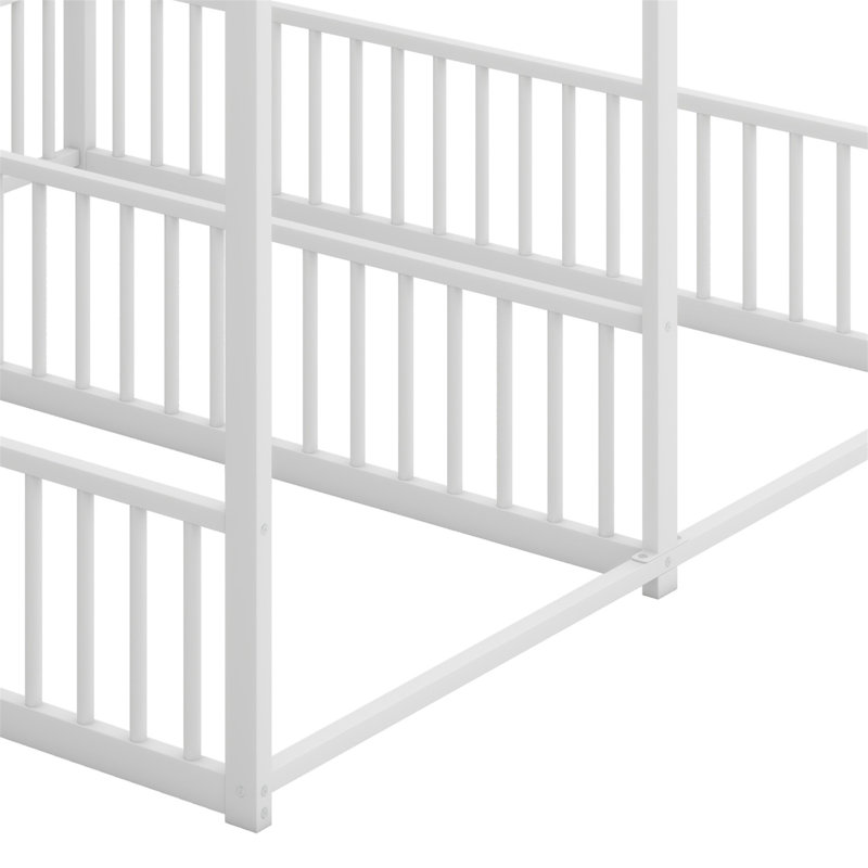 Lits plateforme en métal, Blanc