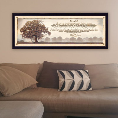 "Living Life" par Bonnie Mohr, reproduction d'art mural, affiche prête à accrocher