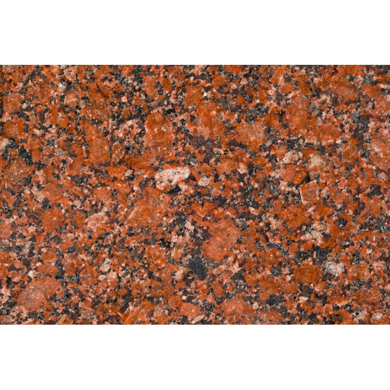 12" x 12" Granite Stone Look Wall & Floor Tile, Imperial Red
