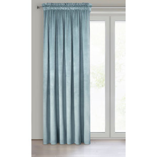 Melanie Polyester Blackout Eyelet Curtain Panel (Set of 2)