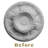 Bright Night 23" D Polyurethane Hand Painted Ceiling Medallion