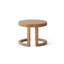 Table d'appoint d'extérieur ronde en bois