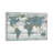 World Map on Wood by Jamie Macdowell - Wrapped Canvas Print-88156904-28956063-88156898