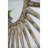 Gold Metal Sunburst Wall Mirror for Mid-Century Modern Living Room Decor-20511237