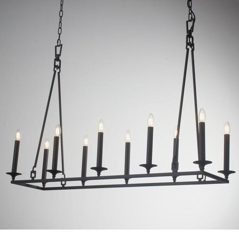Lustre linéaire Kristophor, 8, H 34 po x l 14 po x P 50 po