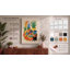 Cat Among Potted Plants Geometric - Wrapped Canvas-1077162823-1077162840