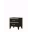Table de chevet noire