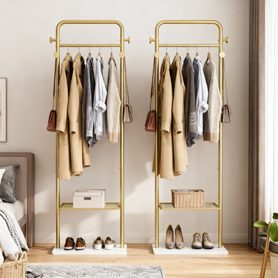 Najmul 19.6'' Metal Clothing Rack