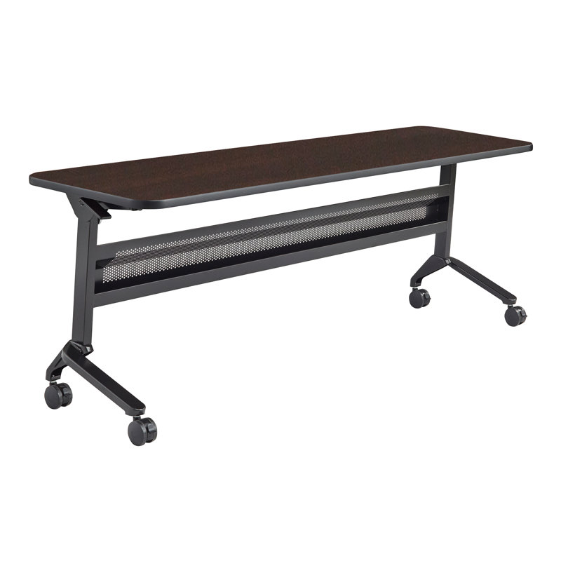 Table de formation Flip-N-Go rectangulaire, LPL, Argent argent, Moka, H 29 po x L 72 po x l 18 po