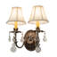 Crystal 2 - Light Candle Wall Light