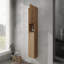 Armoire latérale de salle de bain 12 po, portes à fermeture en douceur, fixation flottante, chêne imitation, Sc00112imo + Sc00212imo-K