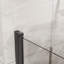 Porte de douche pliante en verre trempé sans cadre 34 po x 72 po 1/4 po en verre trempé pivotant, pliable-121957664