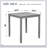 Compact Wooden Dining Square Table, Perfect For Small Spaces And 4 Person Gatherings, Only The Table