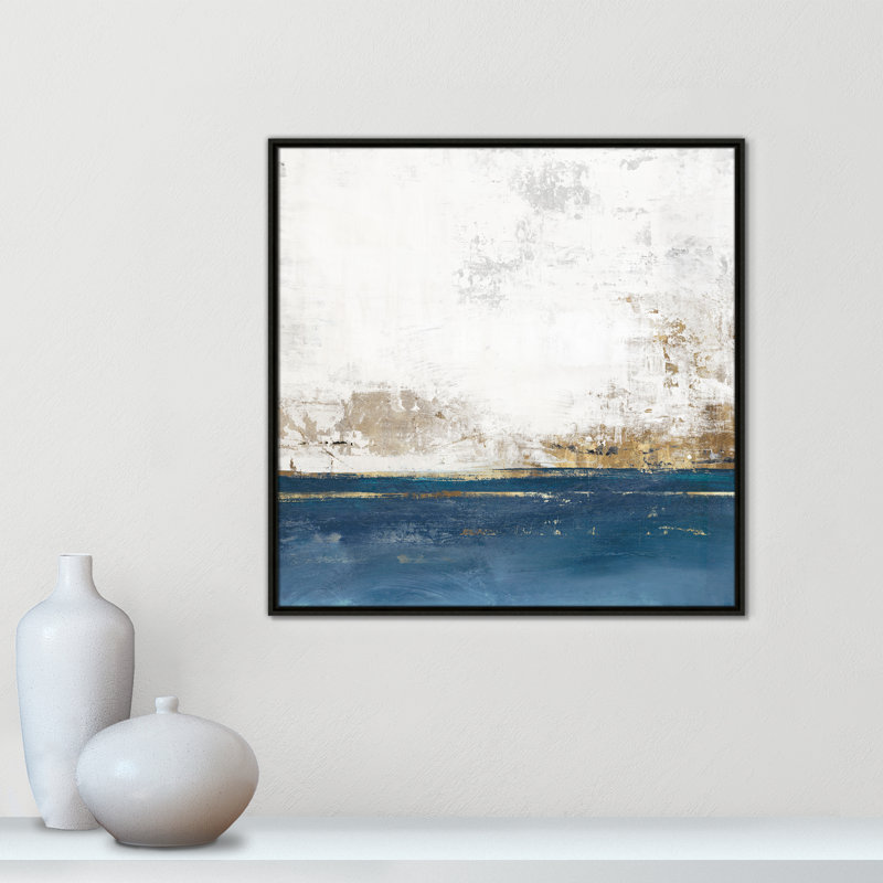«Golden Horison Golden Horizon I» par Casa Fine Arts, Espresso, H 31,5 po x l 31,5 po