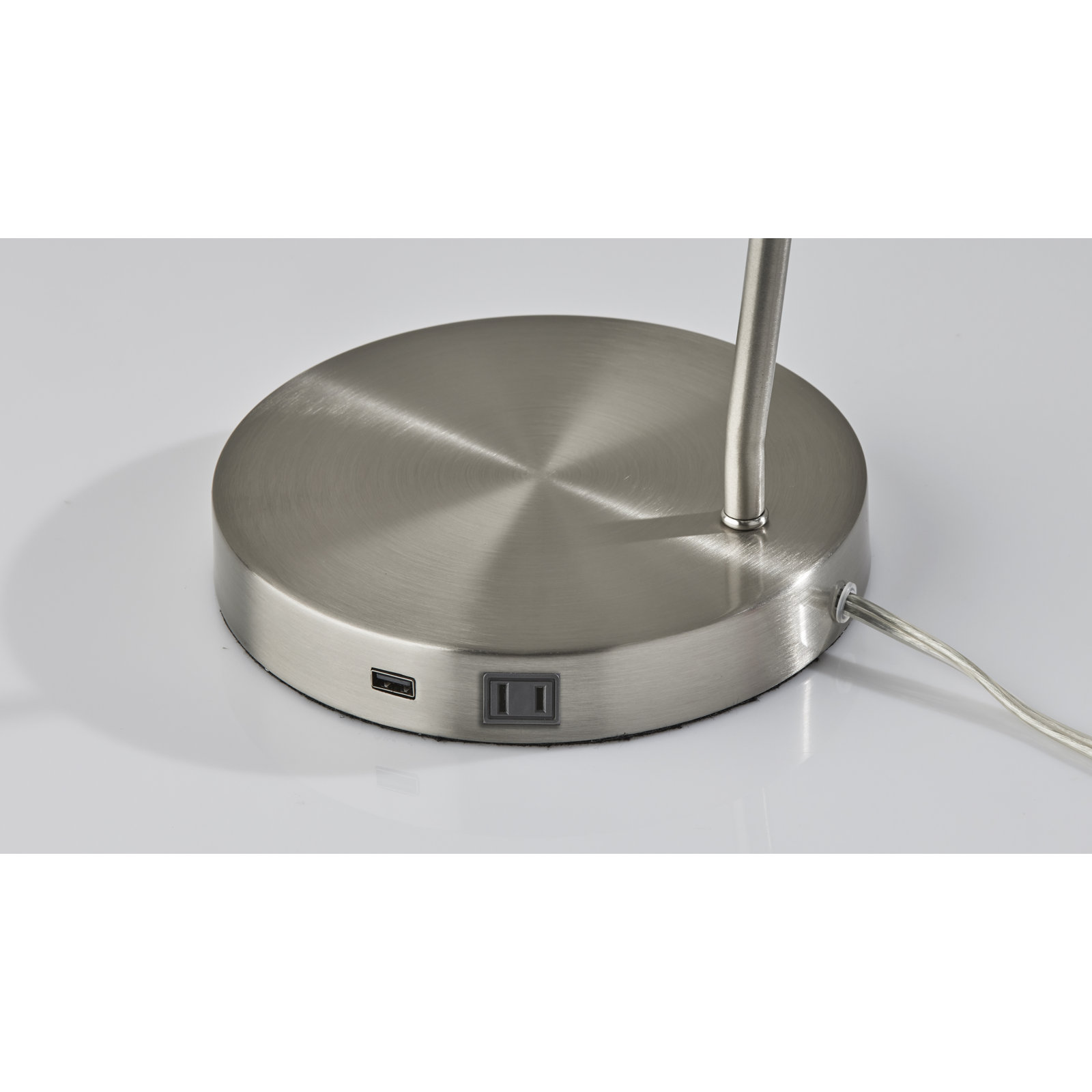 Lassell Desk Lamp, Brushed Steel