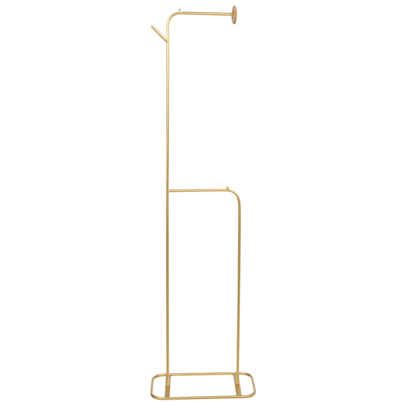 Metal 2 - Hook Coat Rack, Gold