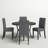 Durst 4 - Person Four Leg Base Dining Set-1298568301