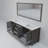 Jacques 72 in. W x 22 in. D Double Bath Vanity and 70 in. Mirror-66637740-90699651