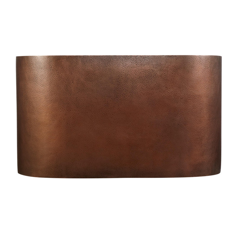 1524mm x 762mm Freestanding Soaking Copper Bathtub