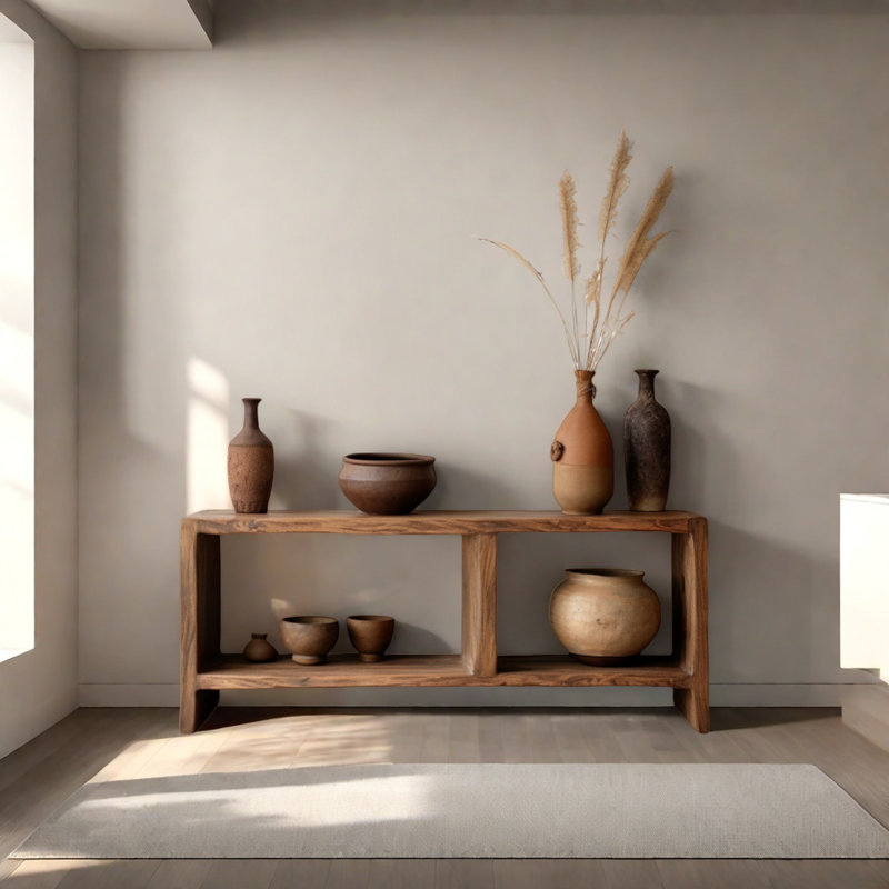 Retro Minimalist Console Table