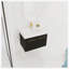 Meuble-lavabo mural 30 po avec lavabo, lavabo en résine à bords épais