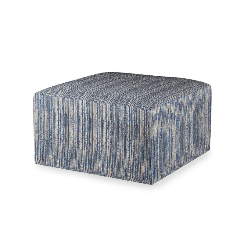 Rio Outdoor Ottoman, Navy 71629L58