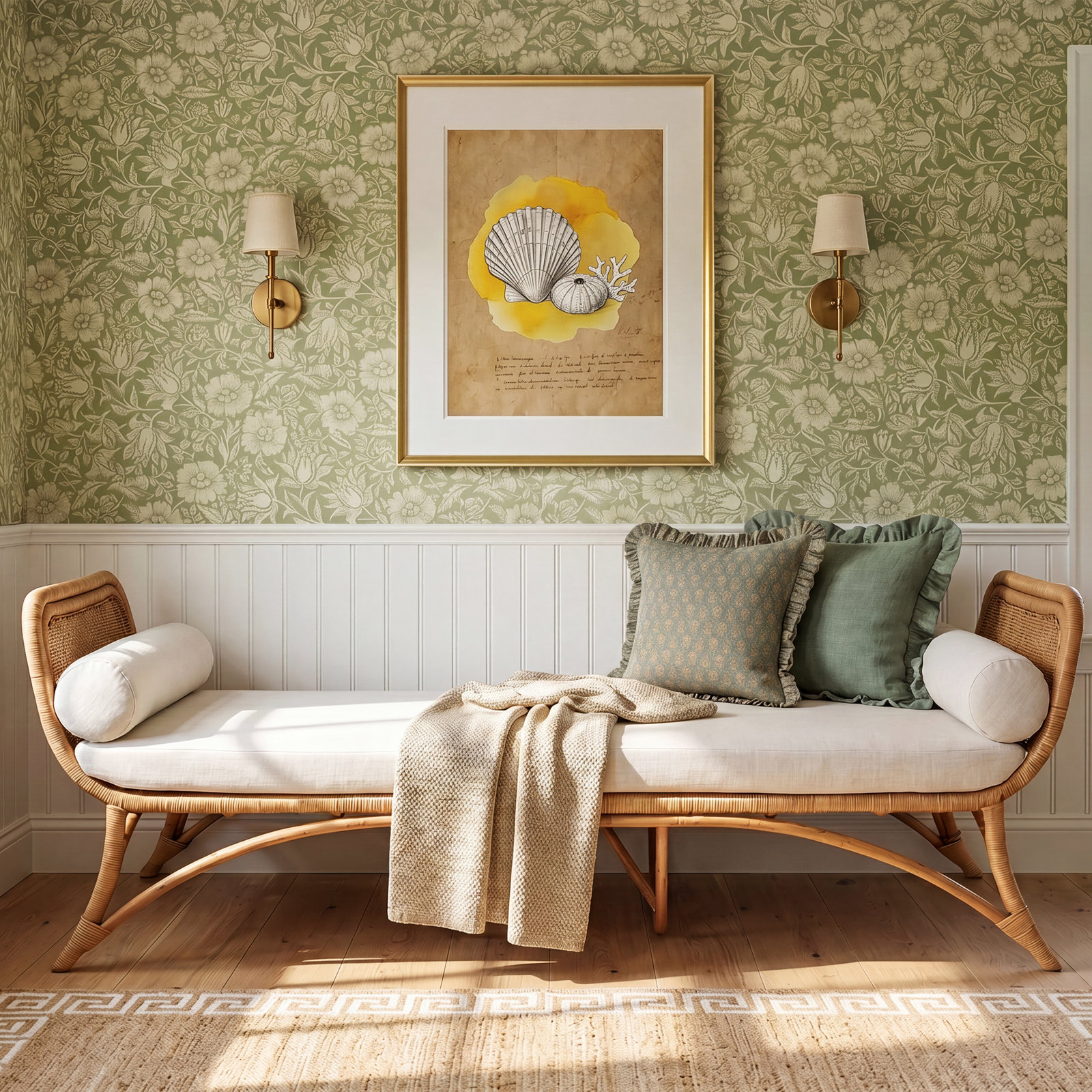 Colb Veve Bohemian Light Honey Rattan Daybed