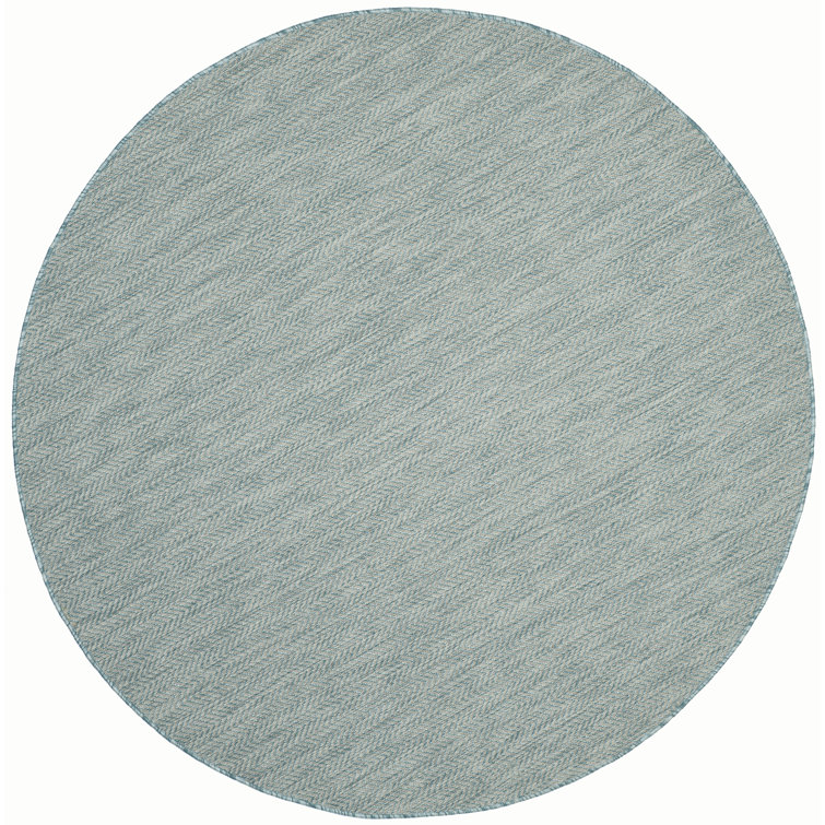 Sayeda Performance Solid Color Indoor/Outdoor Area Rug