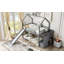 Lit simple superposé avec glissade convertible Escalier de rangement (pas besoin de sommier, bois de pin robuste)-1179923604