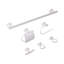 6-Piece Bathroom Hardware Set TOCOPILLA with Towel Bars and Hooks-654093226