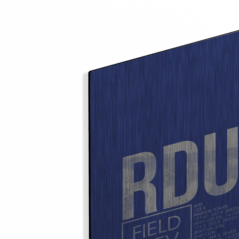 "RDU ATC" par O8 à gauche, H 16 po x l 12 po