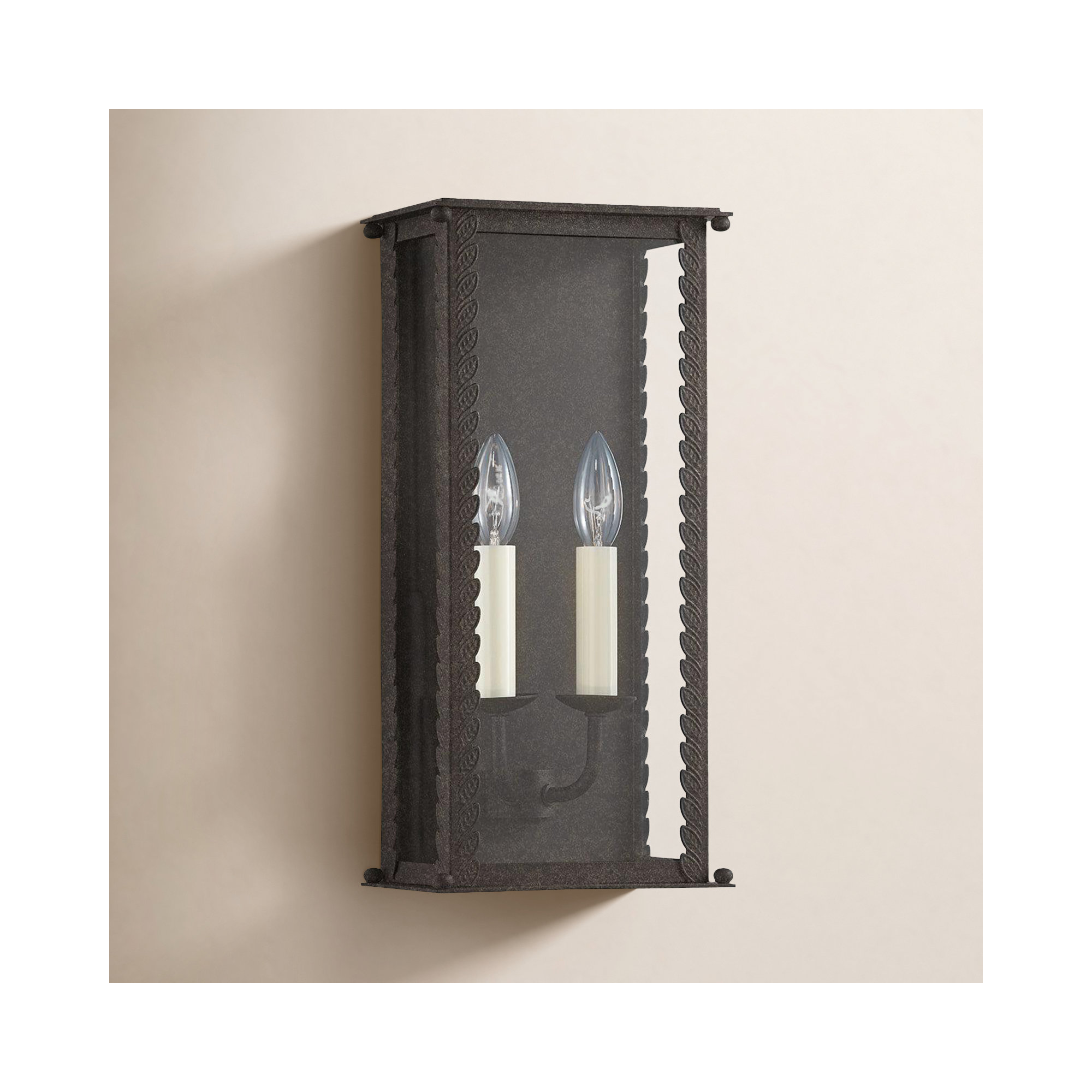 Zuma Light Wall Sconce, 16.5" H x 7.75" W x 5.25" D, French Iron