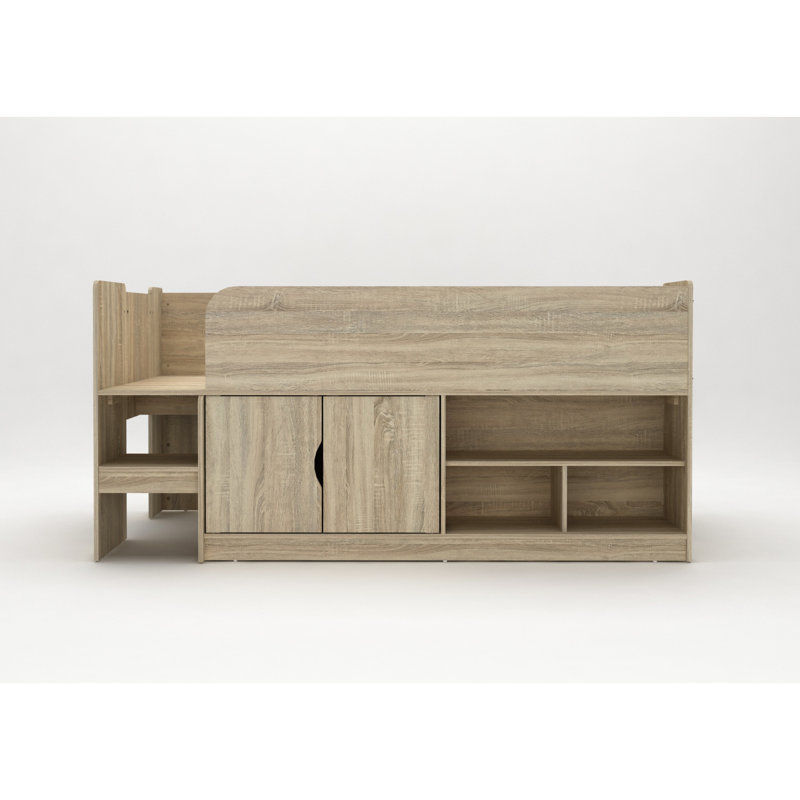 Alaitz Single - 90x190 cm Bed, Oak