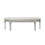Colwood Silver Oak Upholstered Curved Bench
