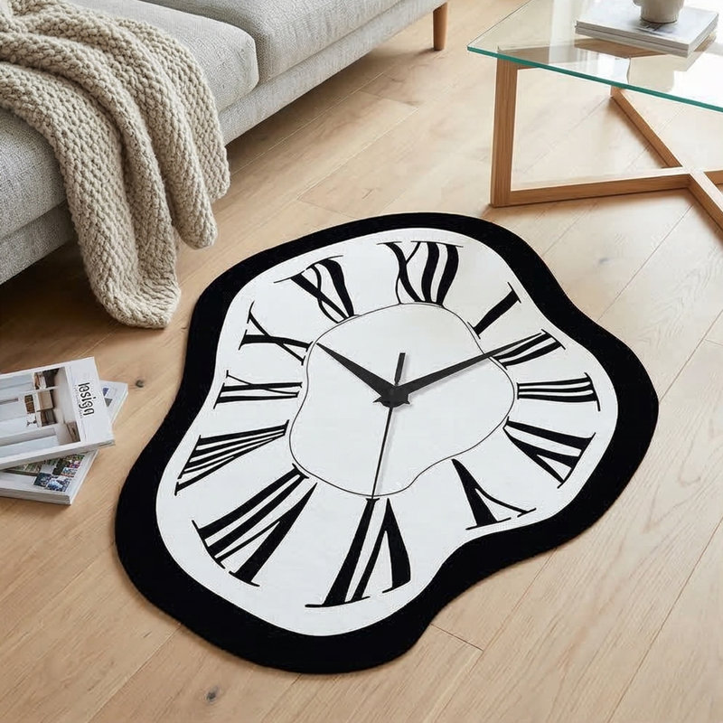 Tapis de décoration abstraite de style surréaliste