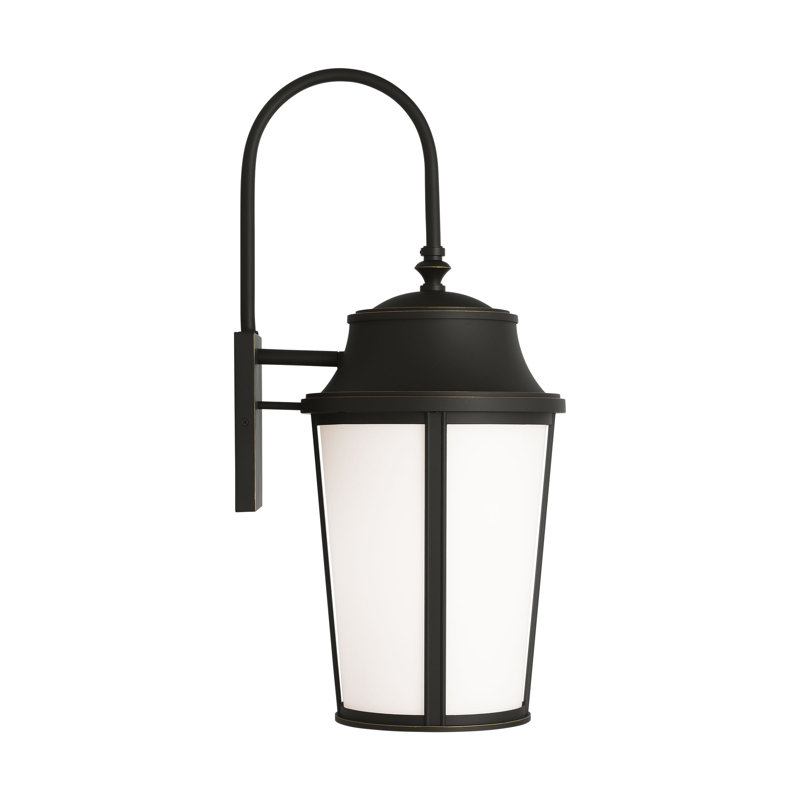 Portola Large Arm Lantern from Generation Lighting , Antique Bronze, 26" H x 10.625" W x 13" D