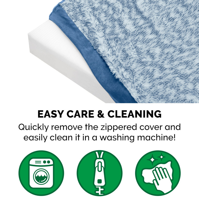 Large Marine Blue Orthopedic Foam Outdoor Dog Bed